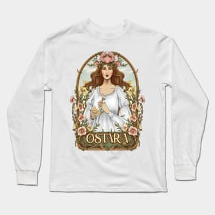 Vintage Blessed Ostara Long Sleeve T-Shirt